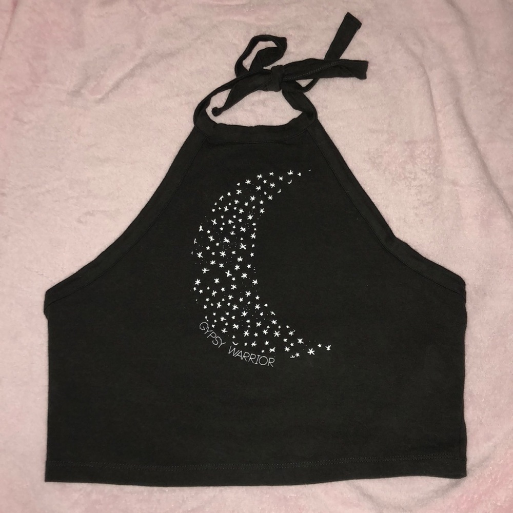 Black Halter Top